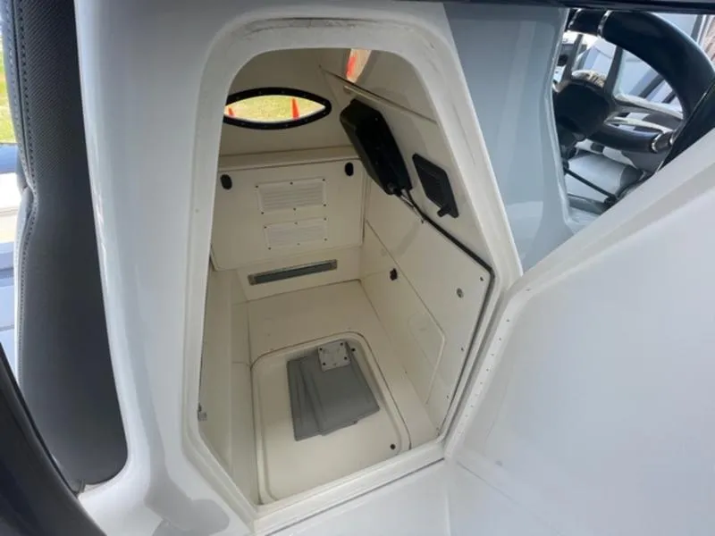 Slide: The Image of Interior cabin of 2020 ShearWater 270 Carolina Flare boat. - 23