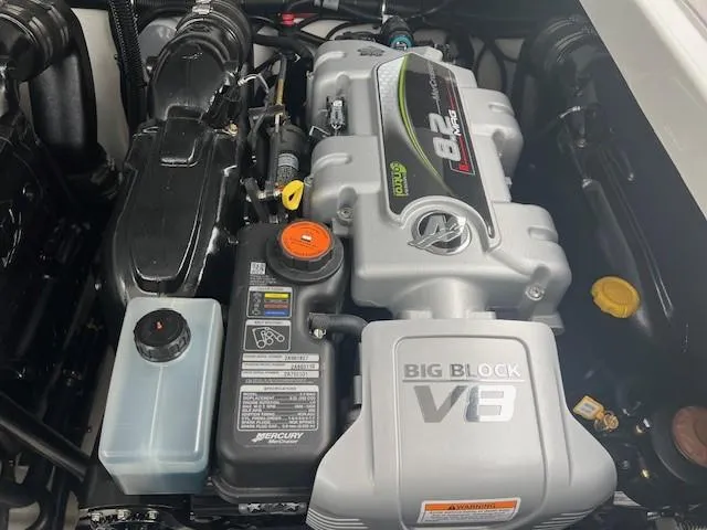 Slide: The Image of 2025 Formula 350 Crossover Bowrider I/O engine, Mercury 8.2L V8 Big Block. - 21