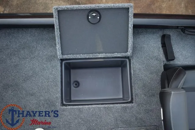 Slide: The Image of 2024 Ranger RT178 boat storage compartment at Thayer's Marine. - 21