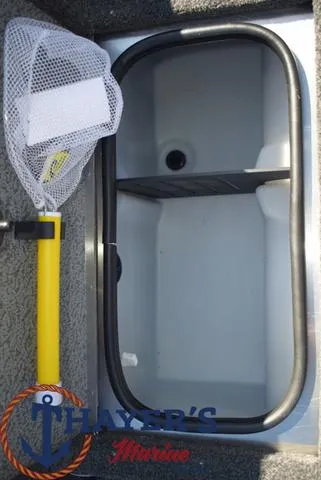 Slide: The Image of 2024 Lund 1675 Adventure Sport livewell with net. - 22