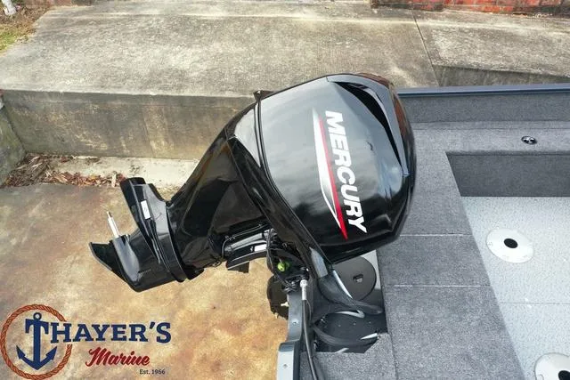 Slide: The Image of 2024 Lund 1650 Angler Sport with Mercury outboard motor at Thayer's Marine. - 7