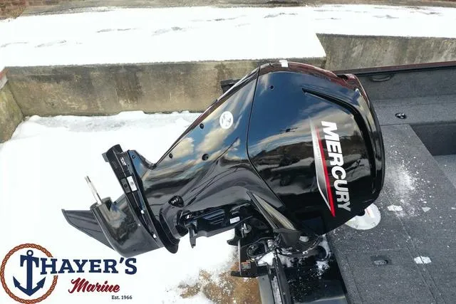 Slide: The Image of 2024 Lund 1650 Rebel XL Sport with Mercury outboard motor at Thayer's Marine. - 24