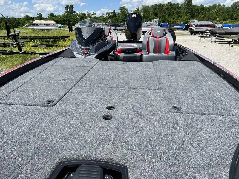 Slide: The Image of 2024 Ranger Z521R Ranger Cup Equipped fishing boat with spacious deck and dual seats. - 2