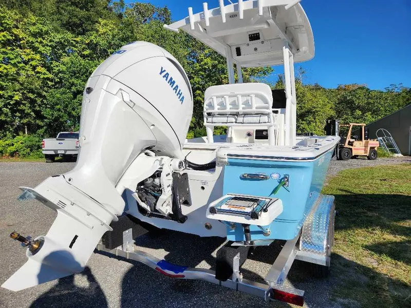 Slide: The Image of 2024 Sea Fox 231 Bay Fox Center Console boat with Yamaha outboard motor. - 3