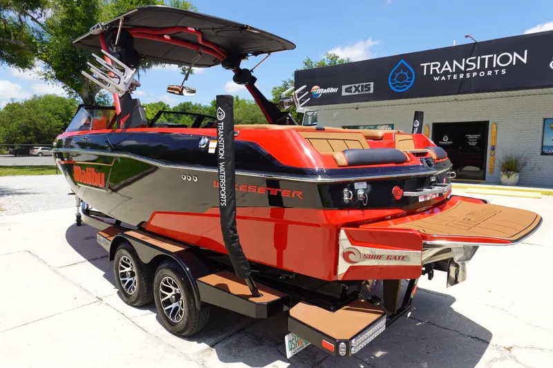 Slide: The Image of 2023 Malibu 23 LSV boat at Transition Watersports dealership. - 8