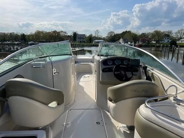 Slide: The Image of Storage compartment on a 2005 Sea Ray 240 Sundeck boat. - 20