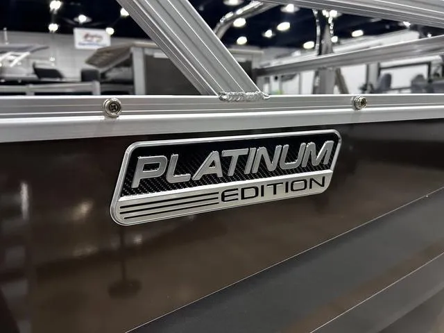 Slide: The Image of 2024 Avalon Venture Fish N Cruise 21 FT, Platinum Edition badge detail. - 5