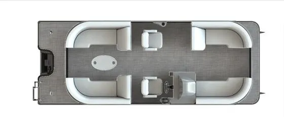 Slide: The Image of Top view of 2024 Starcraft EXS 3 pontoon boat interior layout. - 18