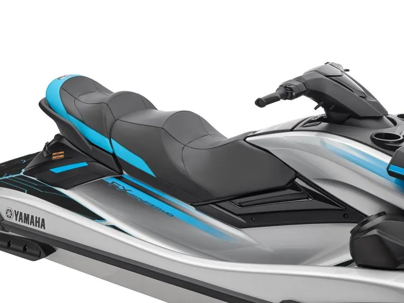 Slide: The Image of 2024 Waverunner FX CRUISER HO A jet ski with sleek design and comfortable seating. - 6