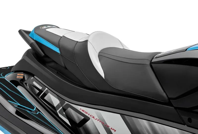 Slide: The Image of 2024 Waverunner FX CRUISER HO A jet ski seat and design details. - 9