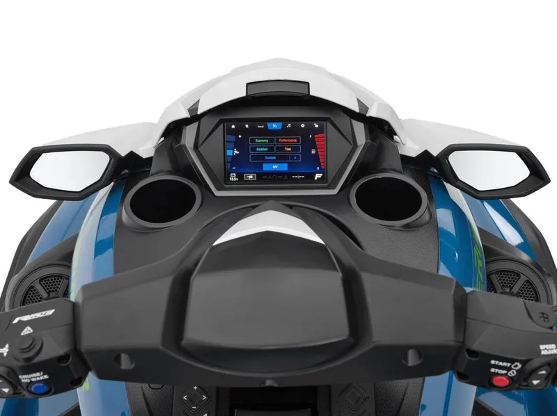 Slide: The Image of 2024 Waverunner FX CRUISER SVHO A dashboard with digital display and controls. - 4