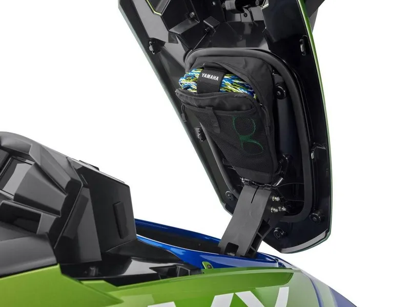 Slide: The Image of 2024 Waverunner VX LIMITED HO storage compartment with accessories. - 6