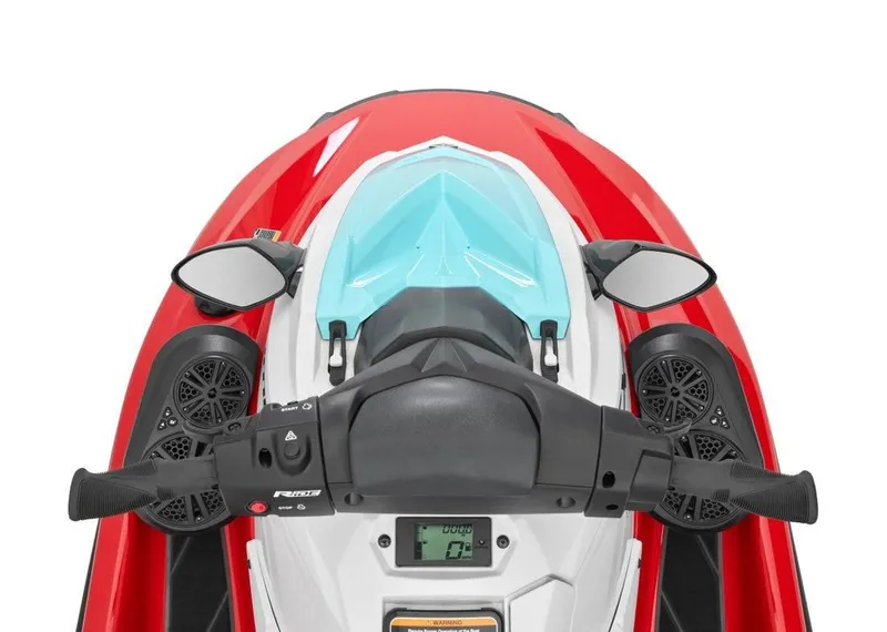 Slide: The Image of 2024 Waverunner EX LIMITED jet ski handlebars and dashboard, top view. - 3