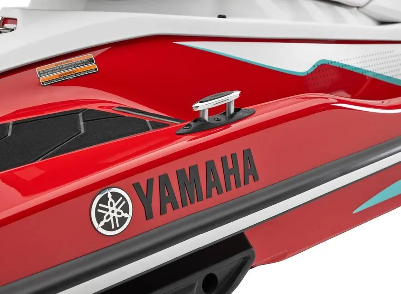Slide: The Image of Close-up of 2024 Waverunner EX LIMITED jet ski with Yamaha branding. - 5