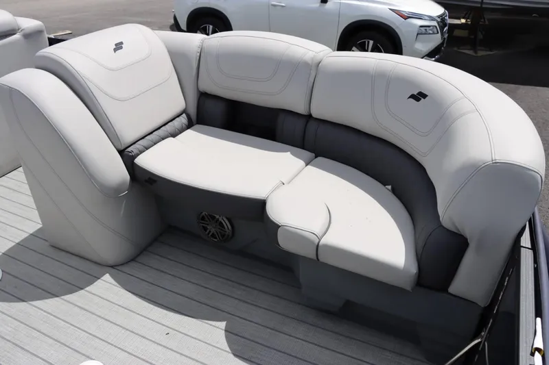 Slide: The Image of 2023 Starcraft CX 23DL Bar boat with luxurious seating. - 20