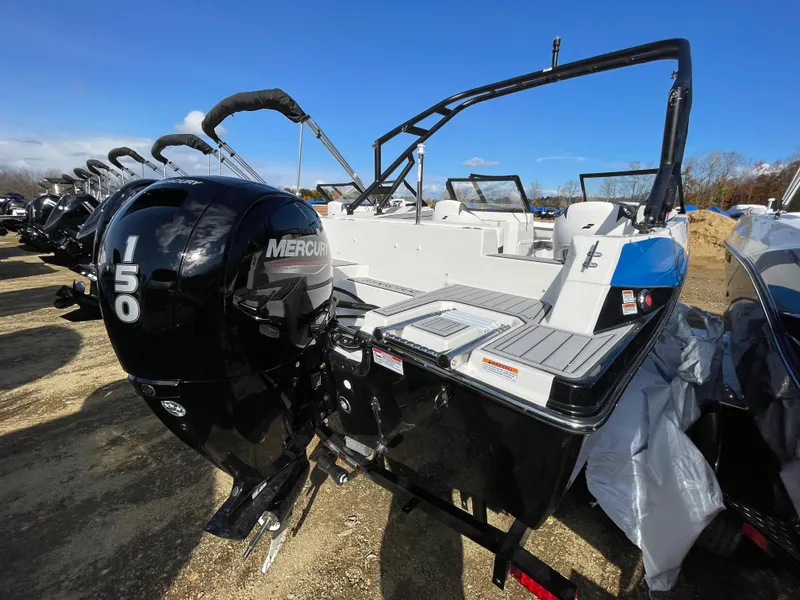 Slide: The Image of 2024 Starcraft SVX 190 OB boat with Mercury 150 outboard motor. - 13