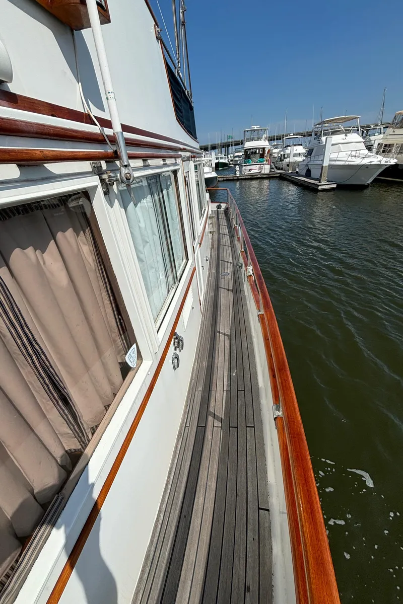 Slide: The Image of Side Deck port looking aft - 6