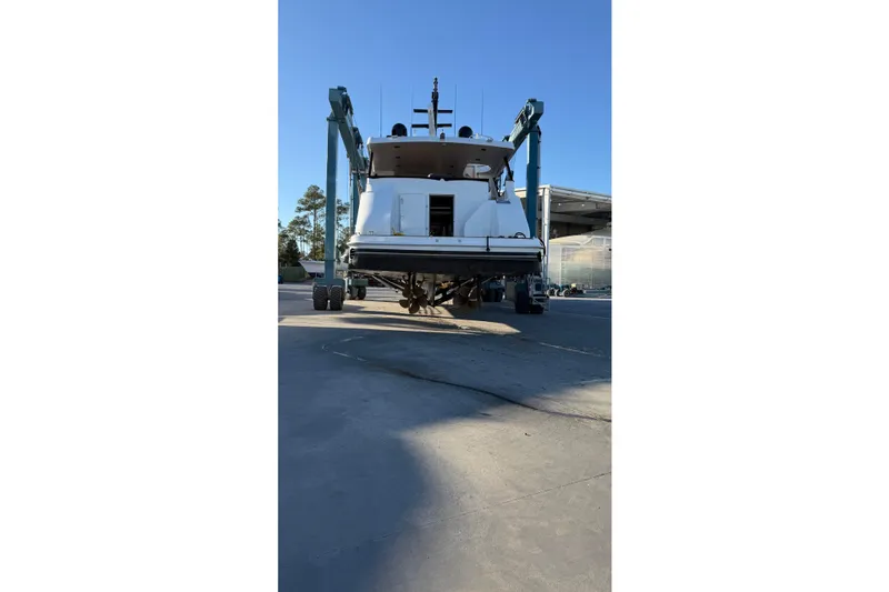 Slide: The Image of Out of the water getting new bottom paint  - 147