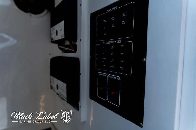 Slide: The Image of Control panel of 2024 Sea Fox 288 Traveler Dual Console boat. - 14