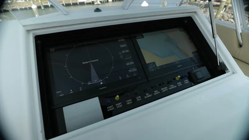 Slide: The Image of Boat navigation system on a 2003 Custom Carolina Dean Johnson. - 30