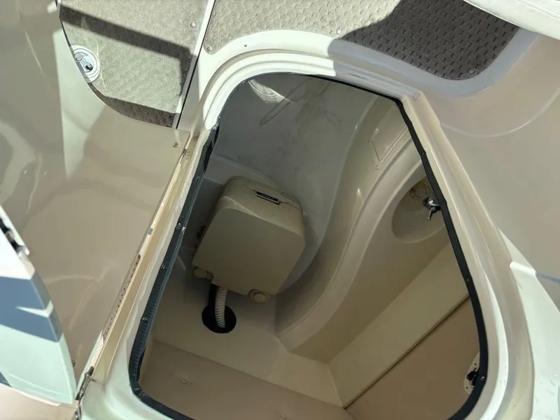Slide: The Image of Boat interior storage compartment of a 2007 Azure AZ240. - 8