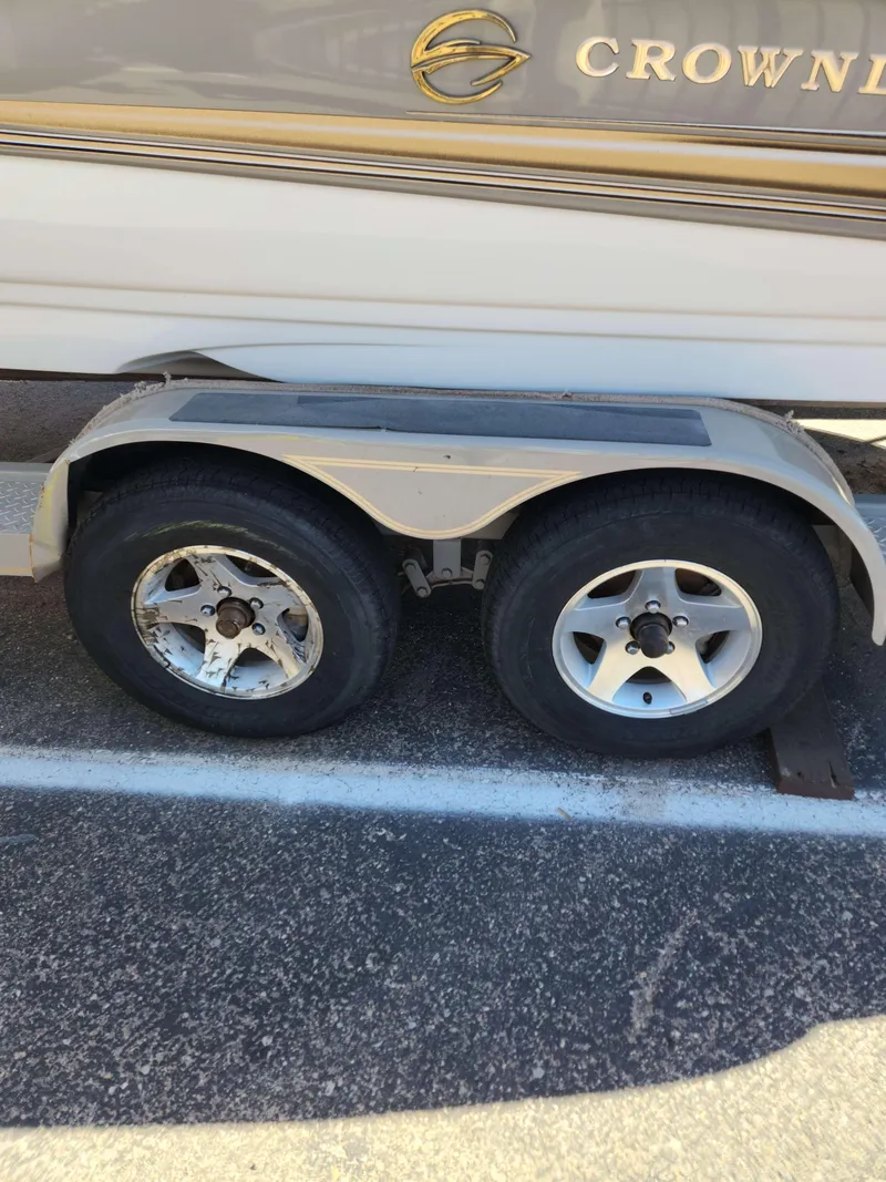 Slide: The Image of 2006 Crownline 230 LS boat trailer with dual wheels. - 4
