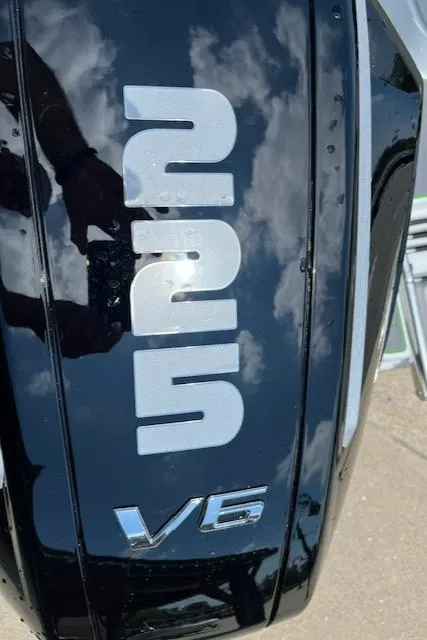 Slide: The Image of 2024 Tahoe 210 S V6 engine close-up with 225 horsepower. - 14