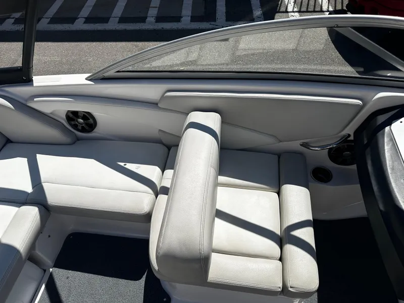 Slide: The Image of Interior seating of a 2018 Regal 1900 ES Bowrider boat. - 13