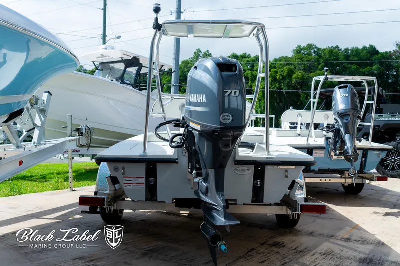 Slide: The Image of 2024 Maverick HPX-S 17 boats with Yamaha 70 engines at Black Label Marine Group. - 4