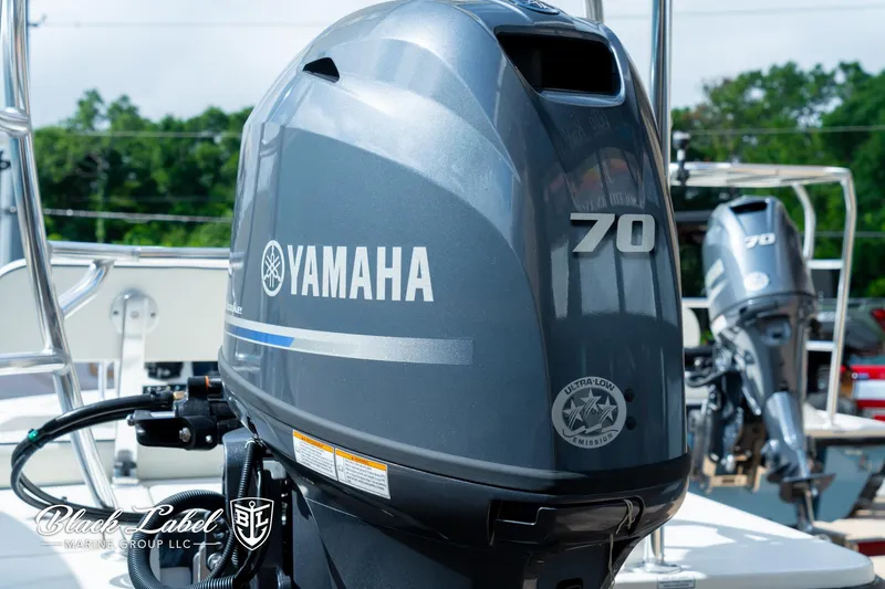Slide: The Image of 2024 Maverick HPX-S 17 boat with Yamaha 70 outboard motor. - 5