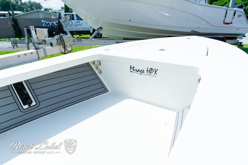 Slide: The Image of 2024 Maverick HPX-S 17 boat interior at Black Label Marine Group. - 9