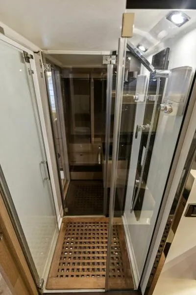 Slide: The Image of Master Stateroom Shower Stall - 19