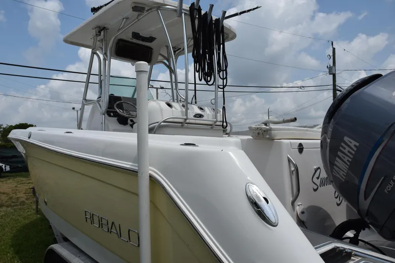 Slide: The Image of 2006 Robalo R260 Center Console boat with Yamaha outboard motor. - 24