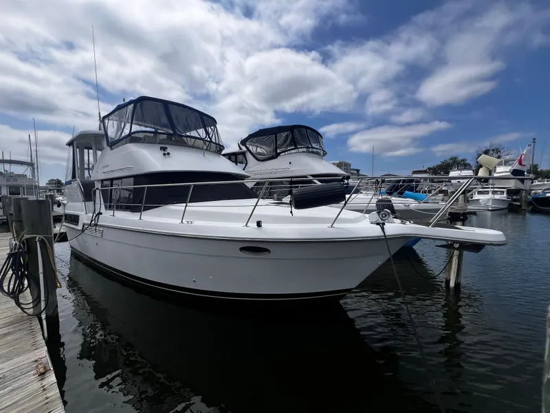 Slide: The Image of Carver 350 Aft Cabin 1993 - 88