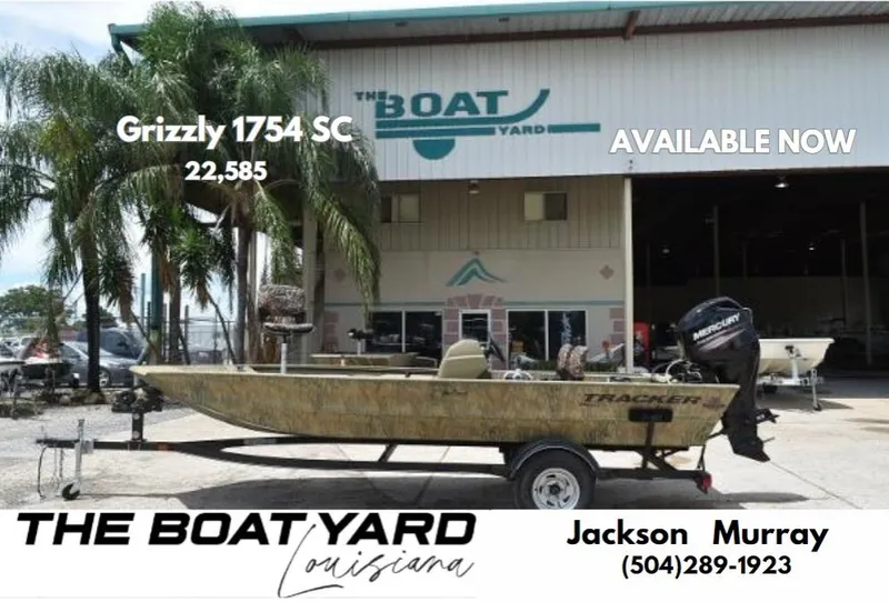Slide: The Image of 2024 Tracker Grizzly 1754 SC boat available at The Boat Yard, Louisiana. - 17
