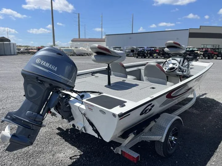 Slide: The Image of 2022 G3 Sportsman 1610 fishing boat with Yamaha outboard motor. - 7