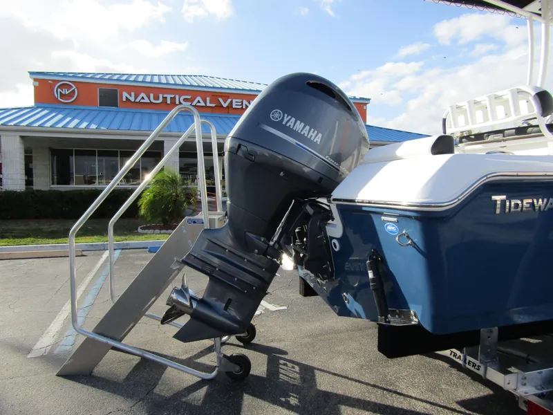 Slide: The Image of 2023 Tidewater 198 CC Adventure boat with Yamaha engine at Nautical Ventures. - 2