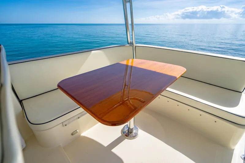 Slide: The Image of Luxurious 2007 Hinckley Talaria 55 FB yacht interior with ocean view. - 37