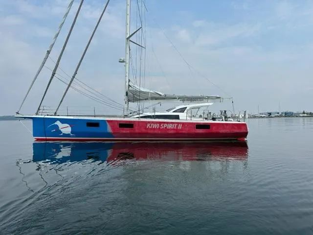 Slide: The Image of Knierim FC 53 sailboat Kiwi Spirit II on calm water, 2017 model. - 34