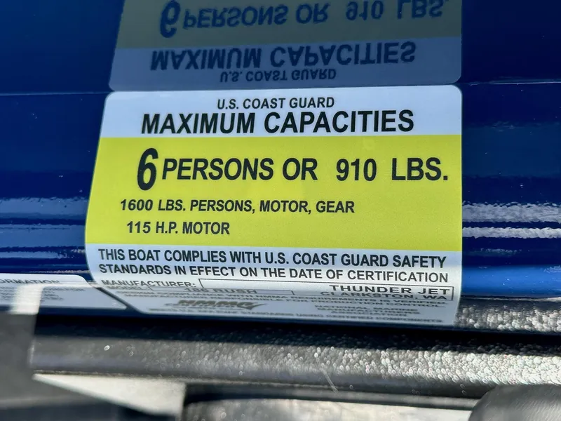 Slide: The Image of Thunder Jet 186 Rush w/ 115HP Mercury! 2024 - 5