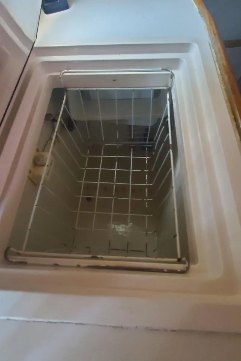 Slide: The Image of Built-in refrigerator on a 1992 Fountaine Pajot Antigua 37 catamaran. - 32