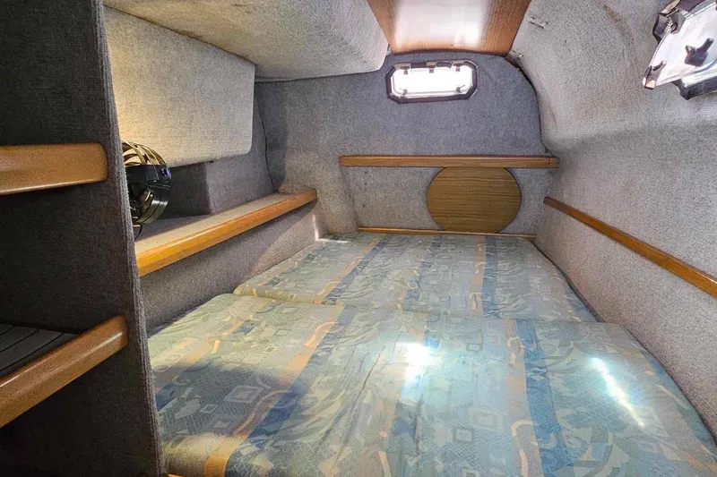 Slide: The Image of Interior cabin of a 1992 Fountaine Pajot Antigua 37 catamaran. - 38