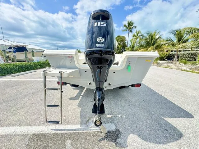 Slide: The Image of 2024 Bulls Bay 2000 boat interior with console and seating. - 4