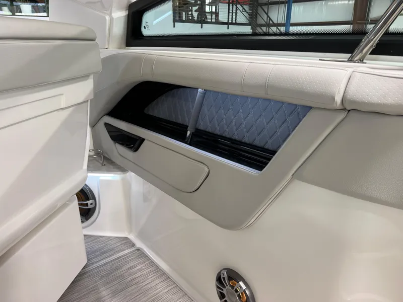Slide: The Image of 2024 Sea Ray SLX 400 interior detail with modern design and premium materials. - 49