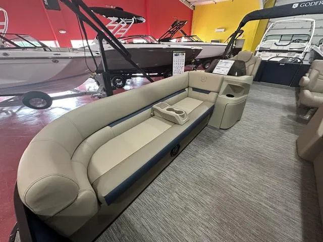 Slide: The Image of 2024 Godfrey Pontoons Sweetwater 2286 SB GTP 27 In. Center Tube Package interior seating. - 8