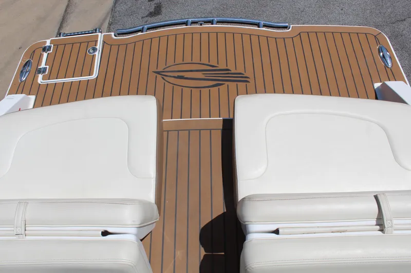 Slide: The Image of Rear view of 2016 Chaparral 257 SSX boat with teak deck. - 20
