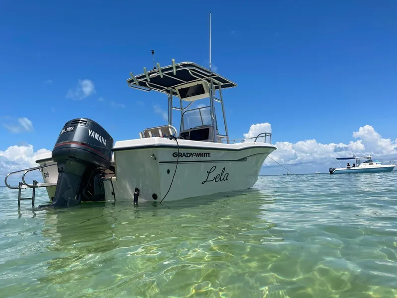 Slide: The Image of Grady-White 209 ESCAPE 1999 boat named Lela in clear shallow water. - 6