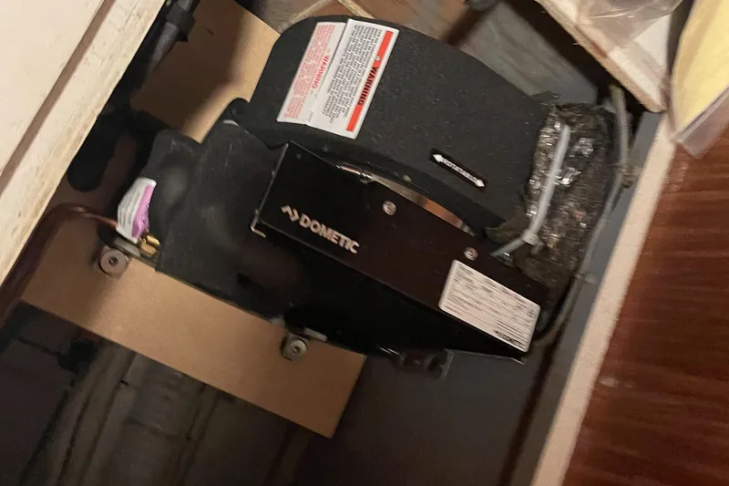 Slide: The Image of Dometic unit installed in 1981 Hatteras 48 Motor Yacht. - 17