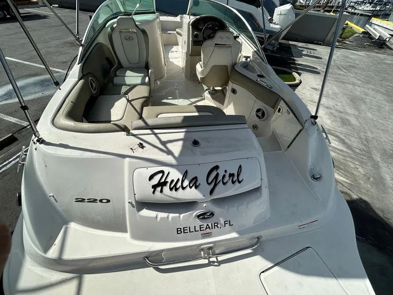 Slide: The Image of 2007 Sea Ray 220 Sundeck boat named Hula Girl docked in Belleair, FL. - 19