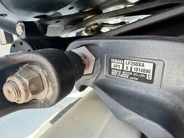 Slide: The Image of Close-up of Yamaha LF250XA engine on 2013 Sea Fox 286 CC boat. - 36
